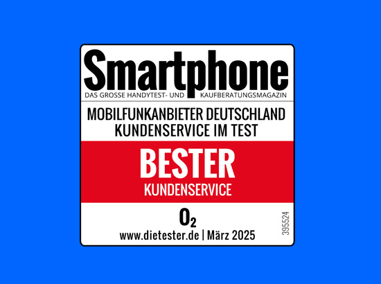 Smartphone Magazin: Award für o2 - Bester Kundenservice