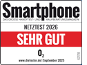 Mehr erfahren über das Testergebnis &quot;Sehr gut&quot; im Netztest des Smartphone Magazin
