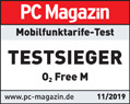PC Magazin 11/2019 Testsieger o2 Free M