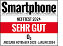 Smartphone Magazin Auszeichnung für Netztest 2024 mit der Note &quot;Sehr gut&quot;