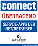 Connect Auszeichnung für Service-Apps der Netzbetreiber mit &quot;Überragend&quot;