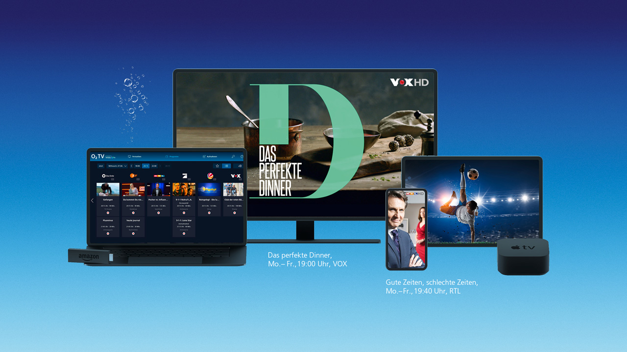 Neues Fernseherlebnis auch auf Android TV o2 TV auf allen Android TV-fähigen Fernsehern und Boxen Telefónica Deutschland