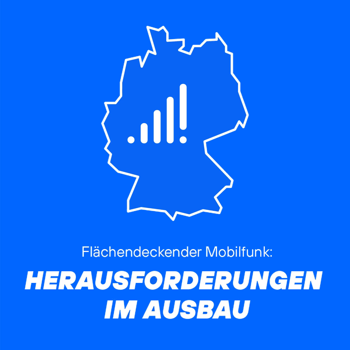 Video: Flächendeckender Mobilfunk - Herausforderungen im Ausbau