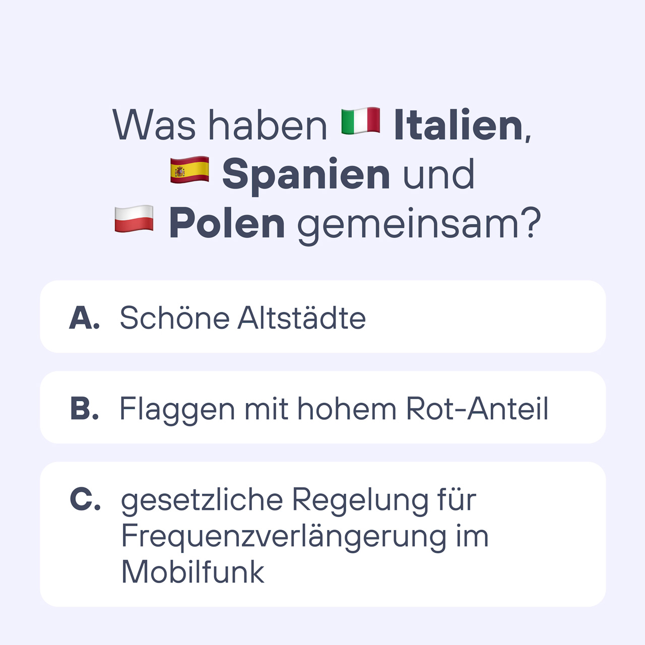 Video: Was haben Italien, Spanien und Polen gemeinsam? - gesetzliche Regelung für Frequenzverlängerung im Mobilfunk