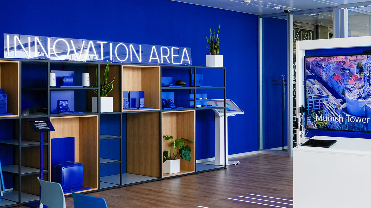 Räumlichkeiten Innovation-Experience-Area. Link vergößert das Bild.